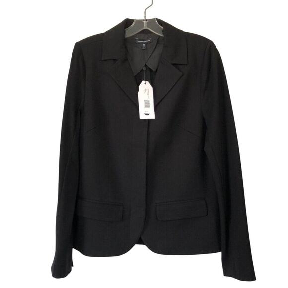 Universal Standard Desk-to-Dinner Ponte Blazer NWT Size 8 (2XS) Black - Picture 2 of 12